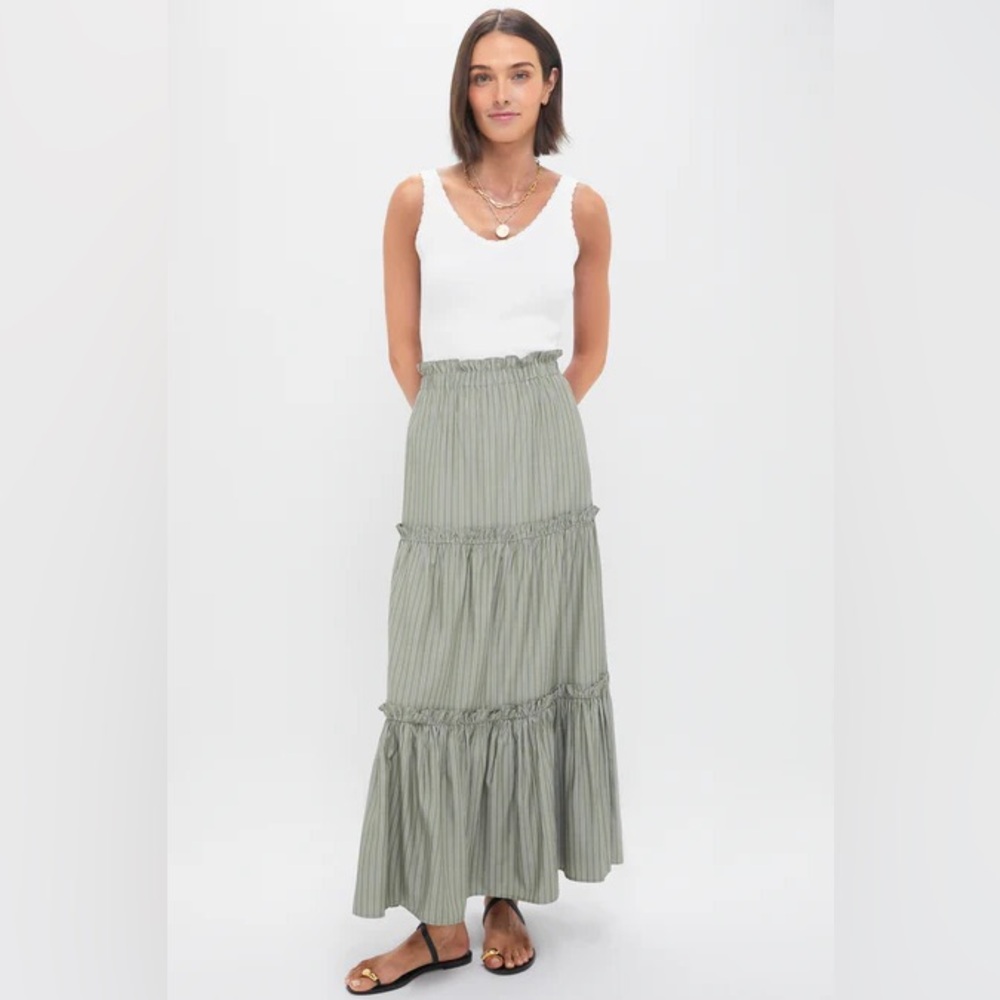 NWT Tuckernuck Sage Green Prado Maxi Skirt